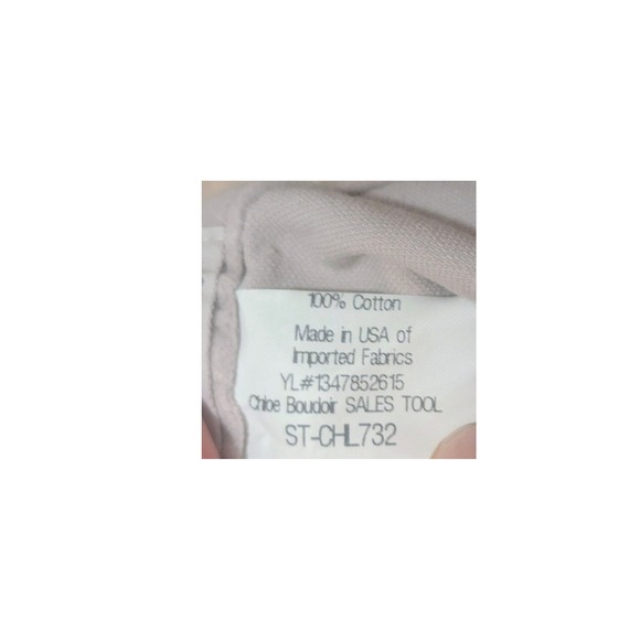 Bella Notte Chloe Boudoir Velvet Tan Decorative Pillow Cover Beige Ruffle Accent - Picture 6 of 6